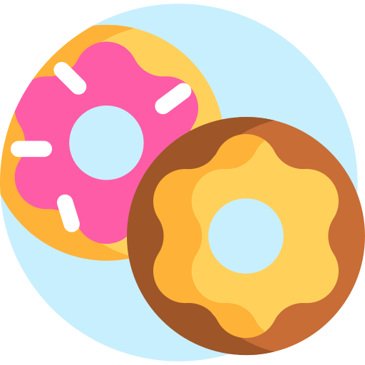 Пончик Detailed Flat Circular Flat иконка
