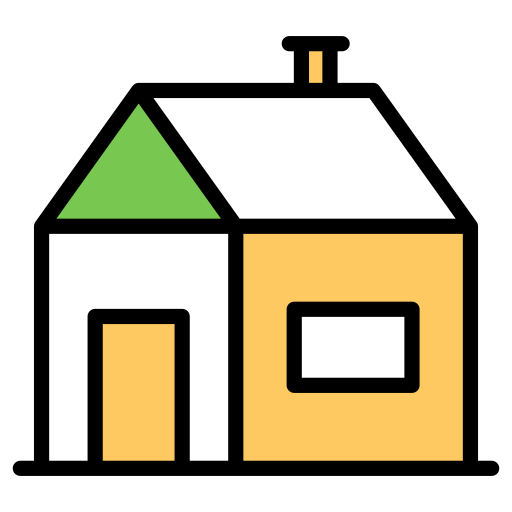 casa Generic Outline Color icono