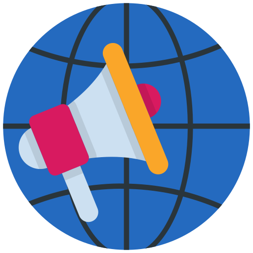 wereldwijde marketing Generic Flat icoon