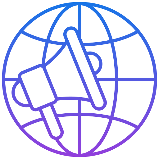 Global marketing Generic Gradient icon