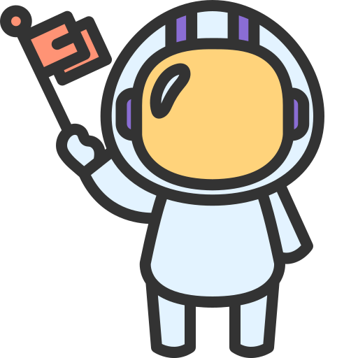 Spaceman Generic Outline Color icon