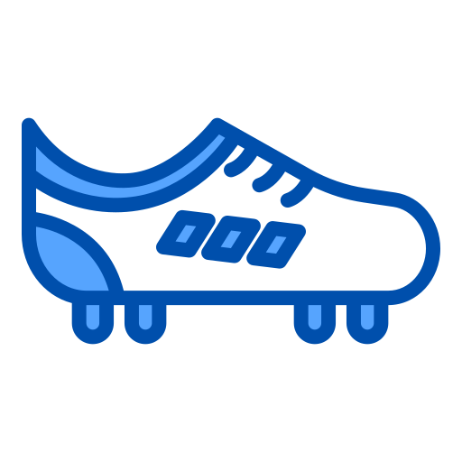 Soccer boot Generic Blue icon