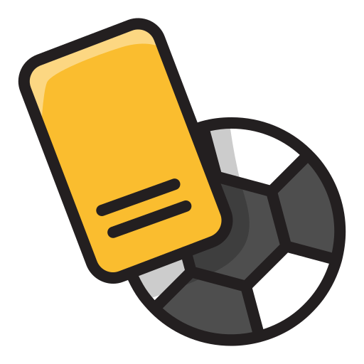 Yellow card Generic Outline Color icon