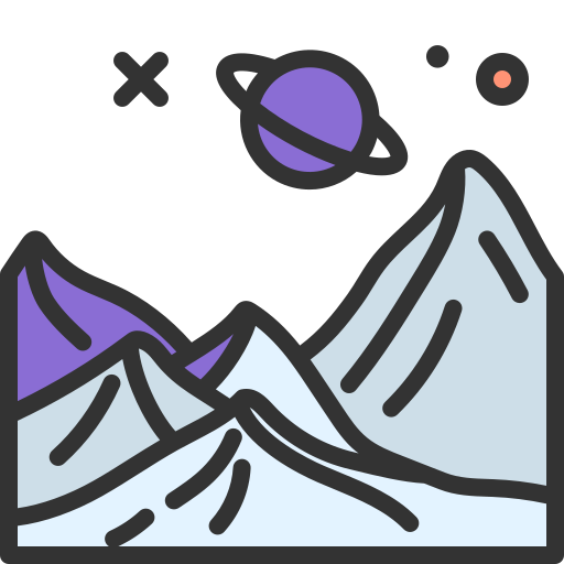 planet Generic Outline Color icon