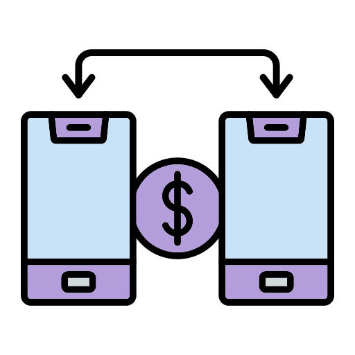 transfer pieniędzy Generic Outline Color ikona