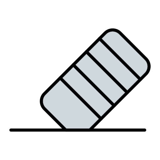 Eraser Generic Outline Color icon