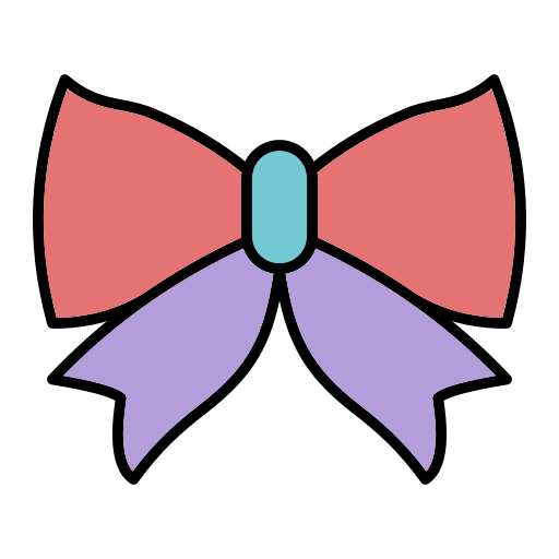 リボン Generic Outline Color icon