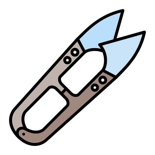 Sewing scissors Generic Outline Color icon