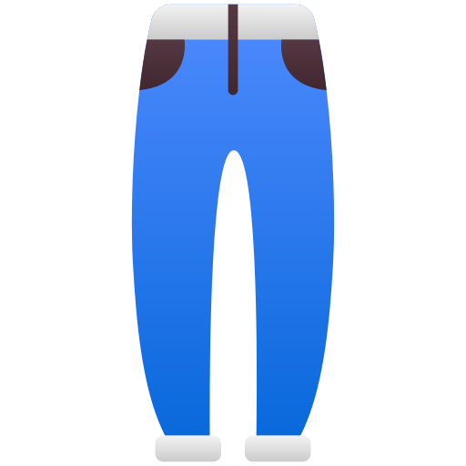 pantalones jogger Generic Flat Gradient icono