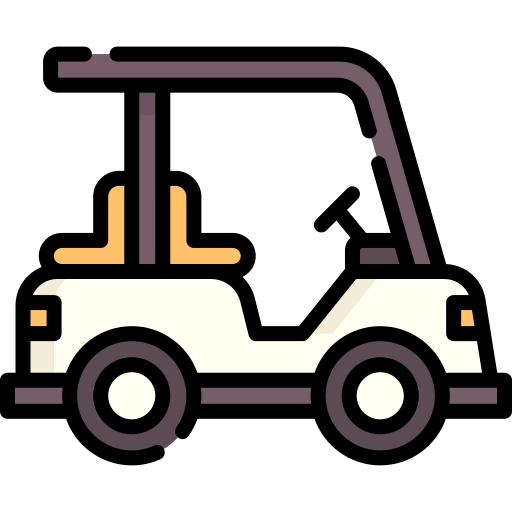 carro de golf Special Lineal color icono