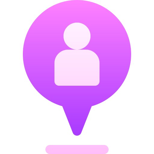 Location pin Basic Gradient Gradient icon