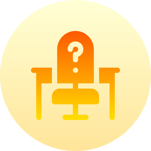 Vacancy Basic Gradient Circular icon