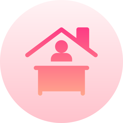 tareas para el hogar Basic Gradient Circular icono
