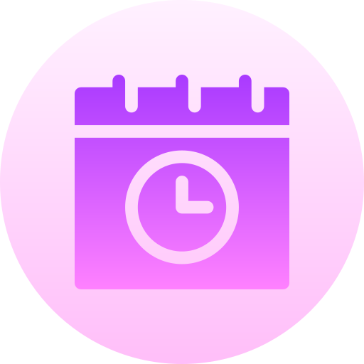 Appointment Basic Gradient Circular icon