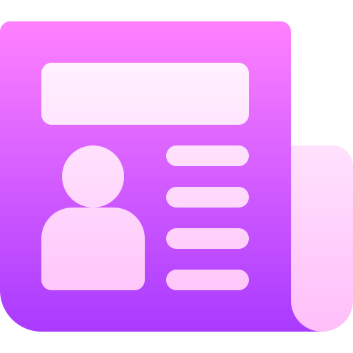 新聞 Basic Gradient Gradient icon