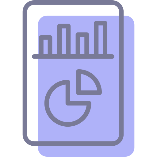 Business report Generic Color Omission icon