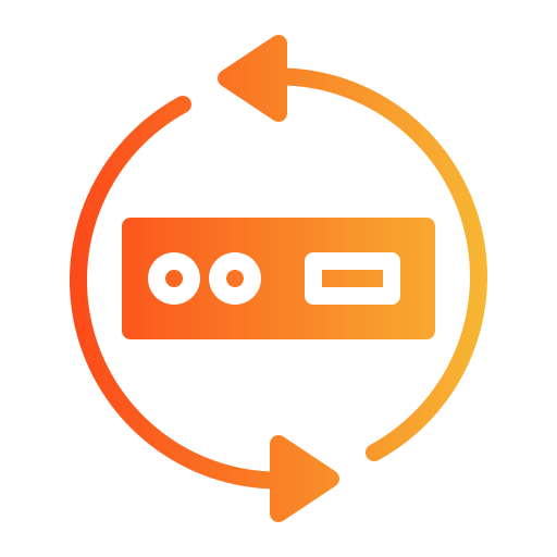 Data recovery Generic Flat Gradient icon