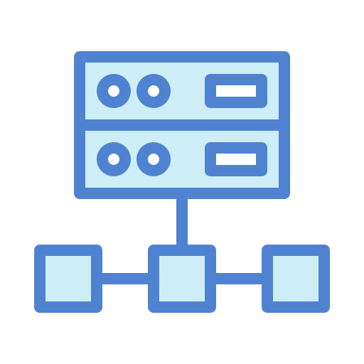 Хранилище данных Generic Blue иконка