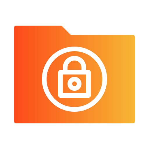 Secure folder Generic Flat Gradient icon