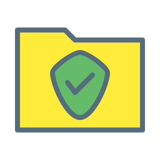 bezpieczny folder Generic Outline Color ikona
