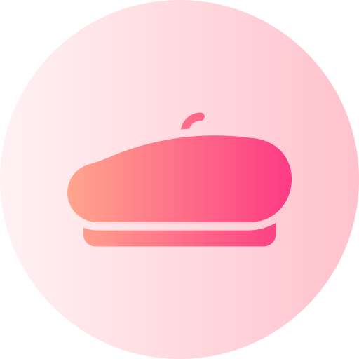 Beret Generic Flat Gradient icon