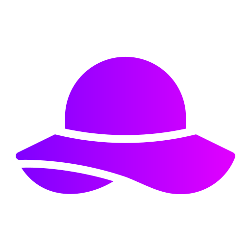 sombrero pamela Generic Flat Gradient icono