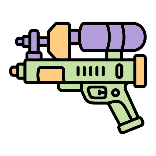 Water gun Generic Outline Color icon