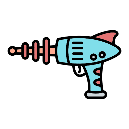 Space gun Generic Outline Color icon