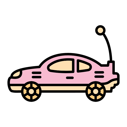 zabawka samochodowa Generic Outline Color ikona