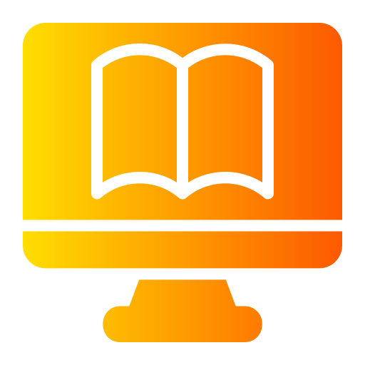 e-boek Generic Flat Gradient icoon