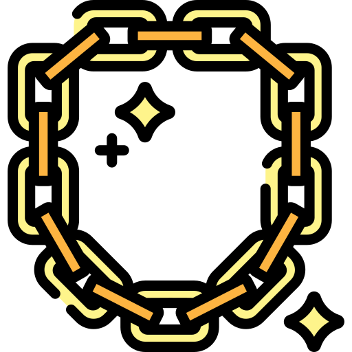 cadena de oro Special Lineal color icono
