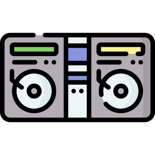 DJ Special Lineal color icon