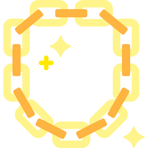 złoty łańcuch Special Flat ikona