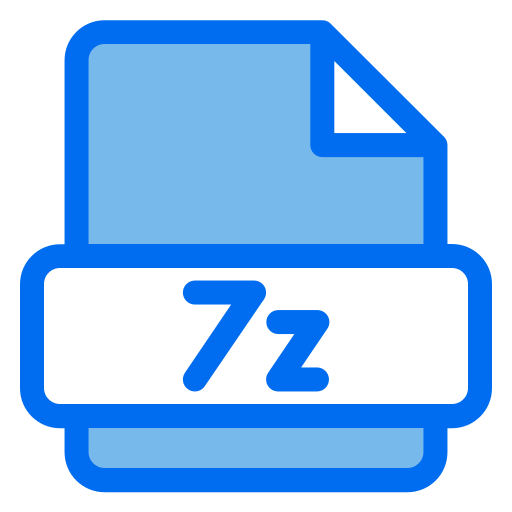 7z Generic Blue icoon