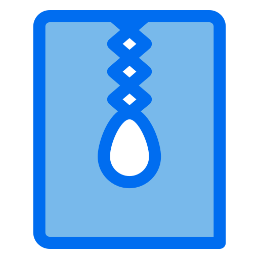 cremallera Generic Blue icono