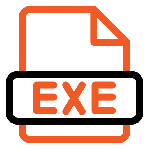 exe Generic Outline Color icono