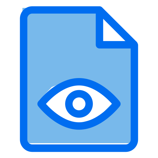 ojo Generic Blue icono