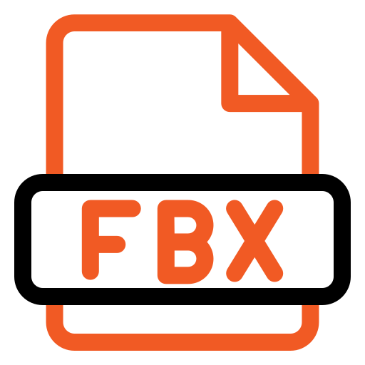 fbx Generic Outline Color Ícone