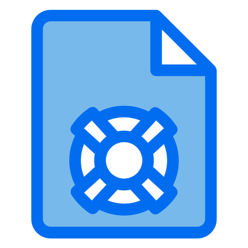 file Generic Blue icona