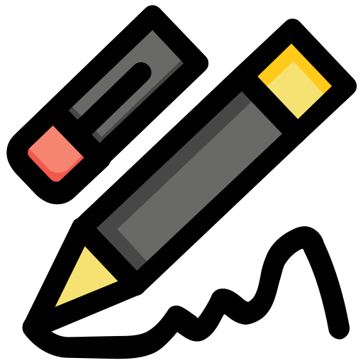 Ballpoint pen Generic Outline Color icon