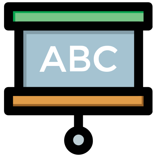 Alphabet Generic Outline Color icon