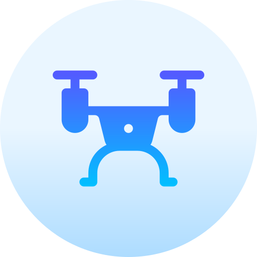 drone Basic Gradient Circular icoon