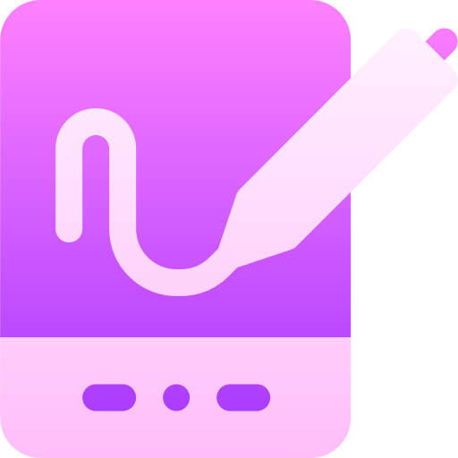 tableta de dibujo Basic Gradient Gradient icono