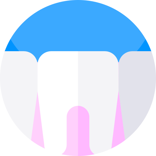 歯 Geometric Flat Circular Flat icon