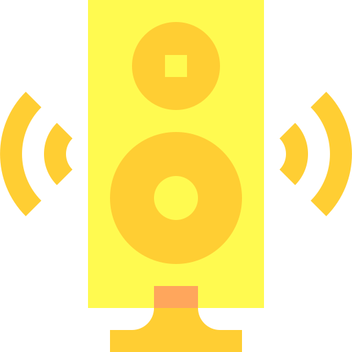 Speaker Basic Sheer Flat icon