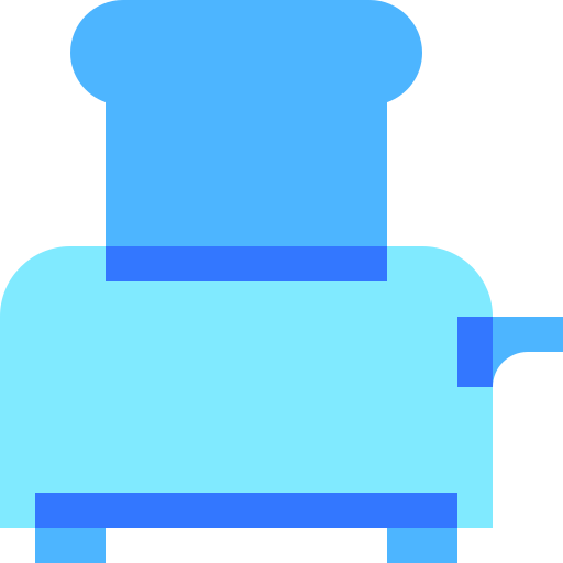 Toaster Basic Sheer Flat icon