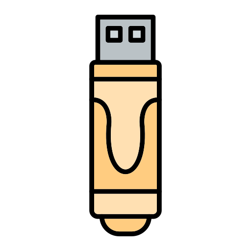 pendrive Generic Outline Color Ícone
