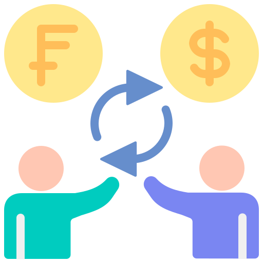 Currency exchange Generic Flat icon