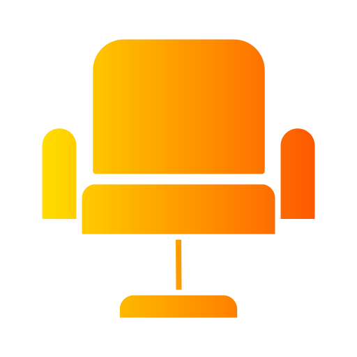 事務用椅子 Generic Flat Gradient icon