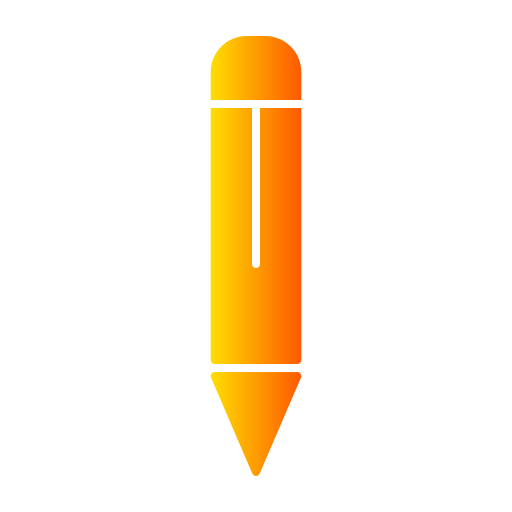 ołówek Generic Flat Gradient ikona